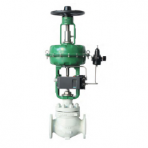 Pneumatic gas flow control valve