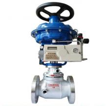 Jacketed Control Valve With Pneumatic actuator