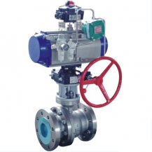 Pneumatic cut off ball valve