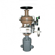 Pneumatic blowdown control valve