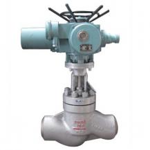 Electric boiler feed water control valve