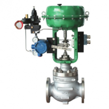 Pneumatic actuated globe control valve