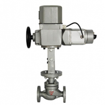 Electric steam globe control valve