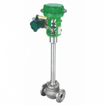 Pneumatic cryogenic regulating valve