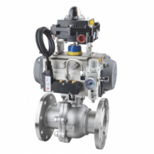 Pneumatic stainless steel ball valve